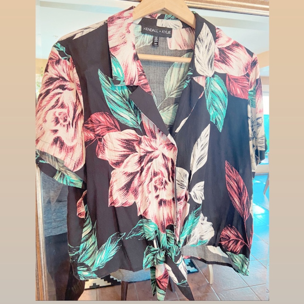Cropped Hawaiian Shirt
